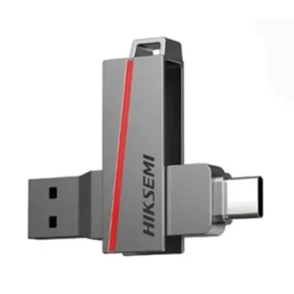 فلش مموری Hiksemi Dual E307C | ظرفیت 128 گیگابایت | سرعت USB 3.2 | آکبند
