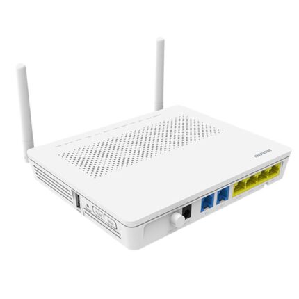 مودم روتر استوک فیبر نوری هوآوی Huawei HG8245H – پشتیبانی GPON | 4 پورت GE LAN | وای‌فای دو بانده | آنتن داخلی | رنگ سفید