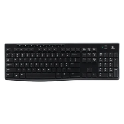 کیبورد لاجیتک Logitech مدل K270 – کیبورد با سیم مخصوص استفاده اداری | طراحی کلاسیک و مقاوم | اتصال از طریق USB | آکبند