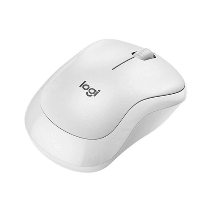 ماوس بی‌سیم لاجیتک Logitech M221 – رنگ سفید | طراحی ارگونومیک و جمع‌وجور | اتصال بی‌سیم پایدار | سبک و راحت | آکبند