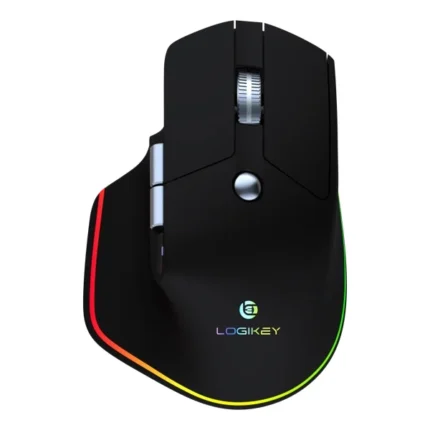 ماوس گیمینگ لاجی کی مدل M550B – اتصال دوگانه دانگل، بلوتوث و تایپ سی | طراحی حرفه‌ای و دقیق | رنگ مشکی الماس | مناسب بازی و کار حرفه‌ای | آکبند